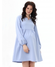 Платье для беременных голубой